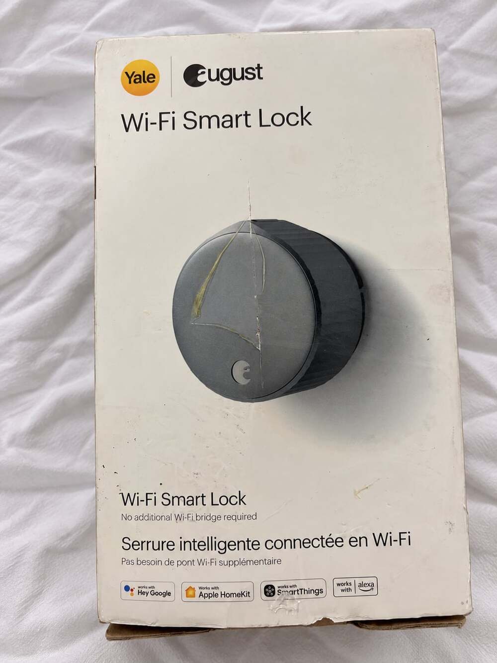 Yale August Wi-Fi Smart Lock 4th Gen Matte Black ASL-05